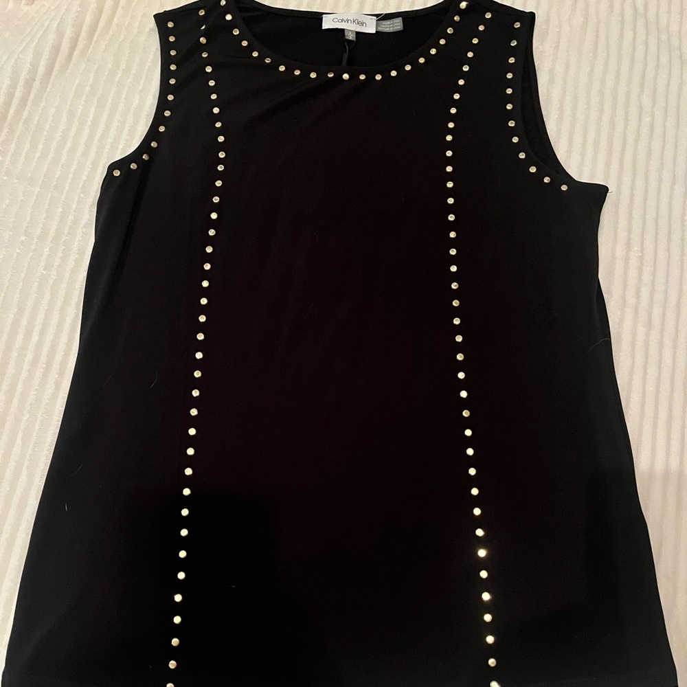 Calvin Klein studded woman’s top-NWT Small